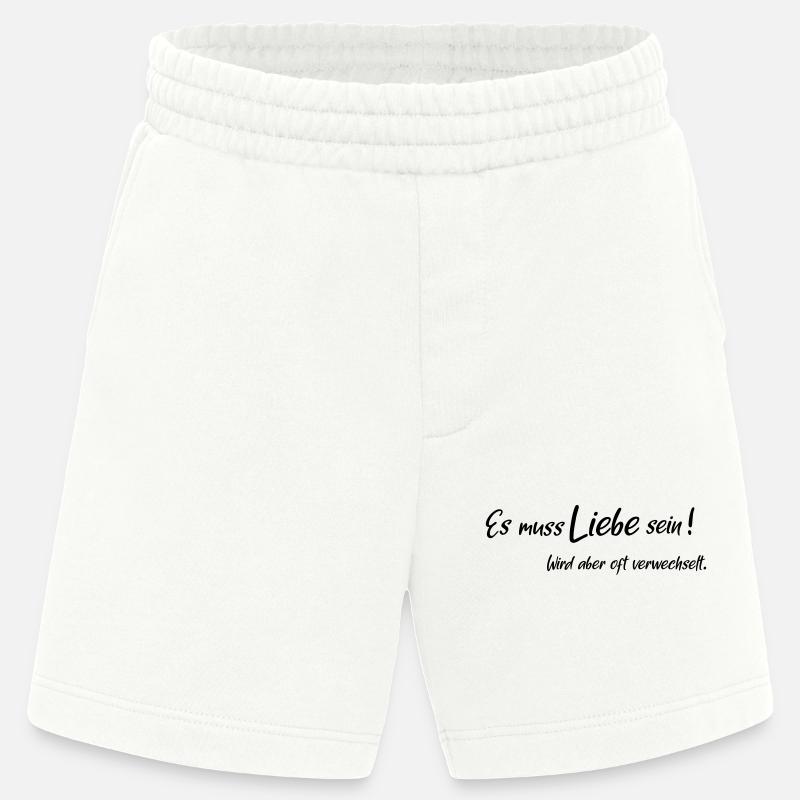 Es muss liebe sein - Heavyweight Shorts - made by SPREAD  - OFF WHITE