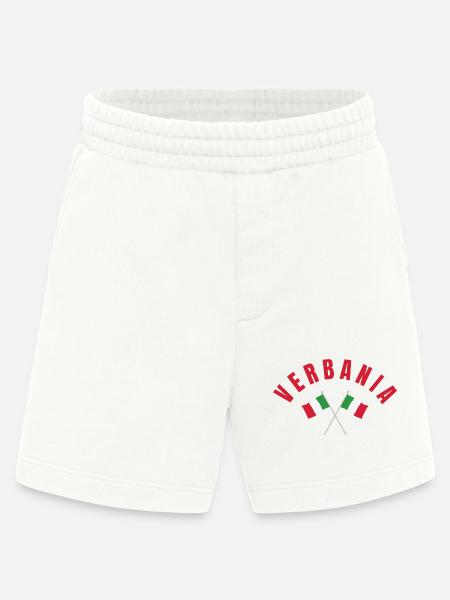 Verbania Crossed Italian Flaggen - Heavyweight Shorts - made by SPREAD  - OFF WHITE