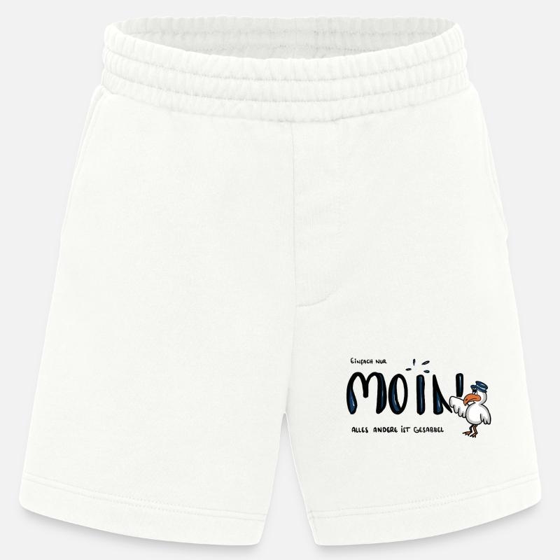 Moin Küstenseemöwe im Sailor-Style - Heavyweight Shorts - made by SPREAD  - OFF WHITE