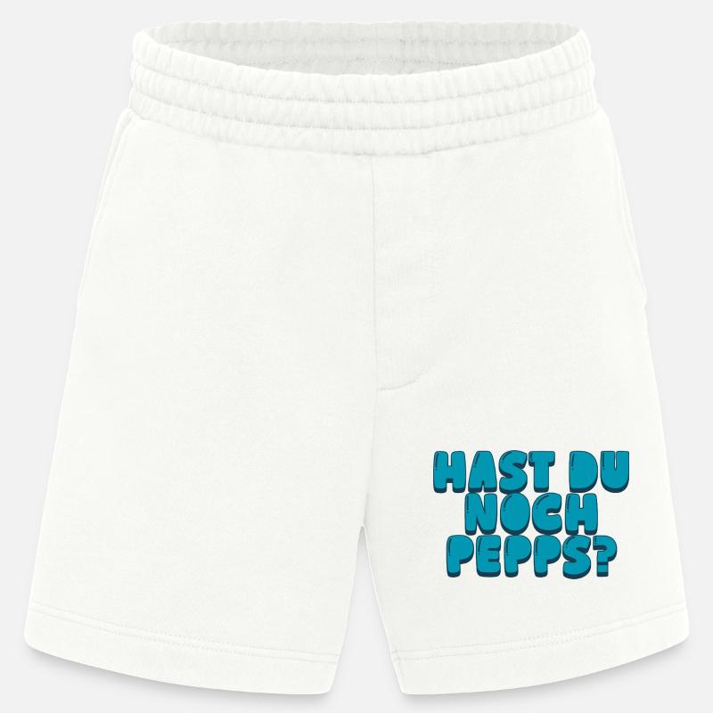 Hast du noch Pepps? - Heavyweight Shorts - made by SPREAD - OFF WHITE