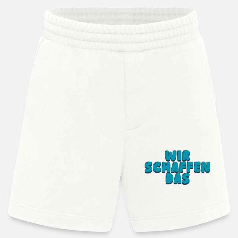 Wir schaffen das - Heavyweight Shorts - made by SPREAD - OFF WHITE