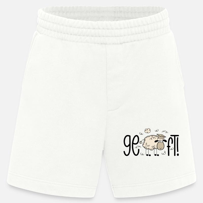 Geschafft! Schaf - Heavyweight Shorts - made by SPREAD  - OFF WHITE