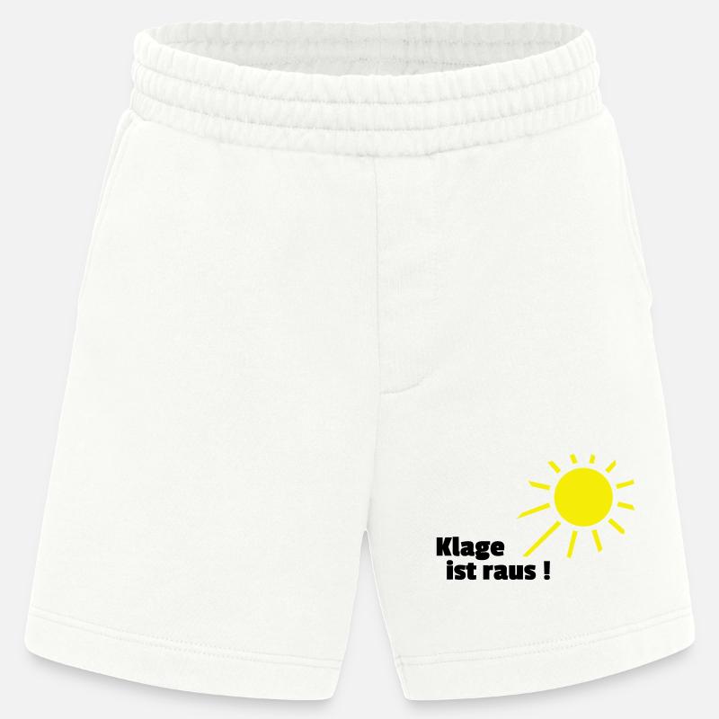 Klage ist raus Sonne - Heavyweight Shorts - made by SPREAD  - OFF WHITE