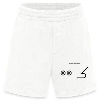 Bug Bow - Seefahrt Segeln Schiffe Kapitän - Heavyweight Shorts - made by SPREAD  - OFF WHITE - Vorne
