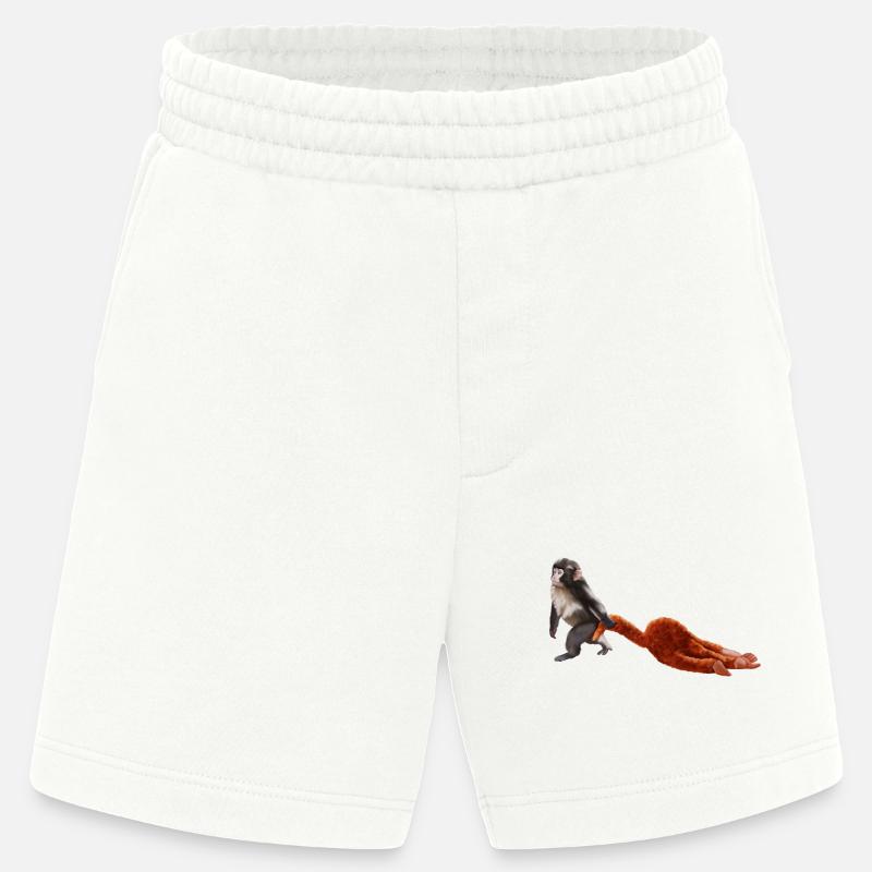 Punch - das kleine Äffchen - Heavyweight Shorts - made by SPREAD  - OFF WHITE