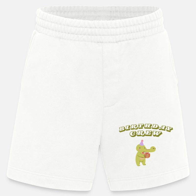 Birthday Crew - Heavyweight Shorts - made by SPREAD  - OFF WHITE