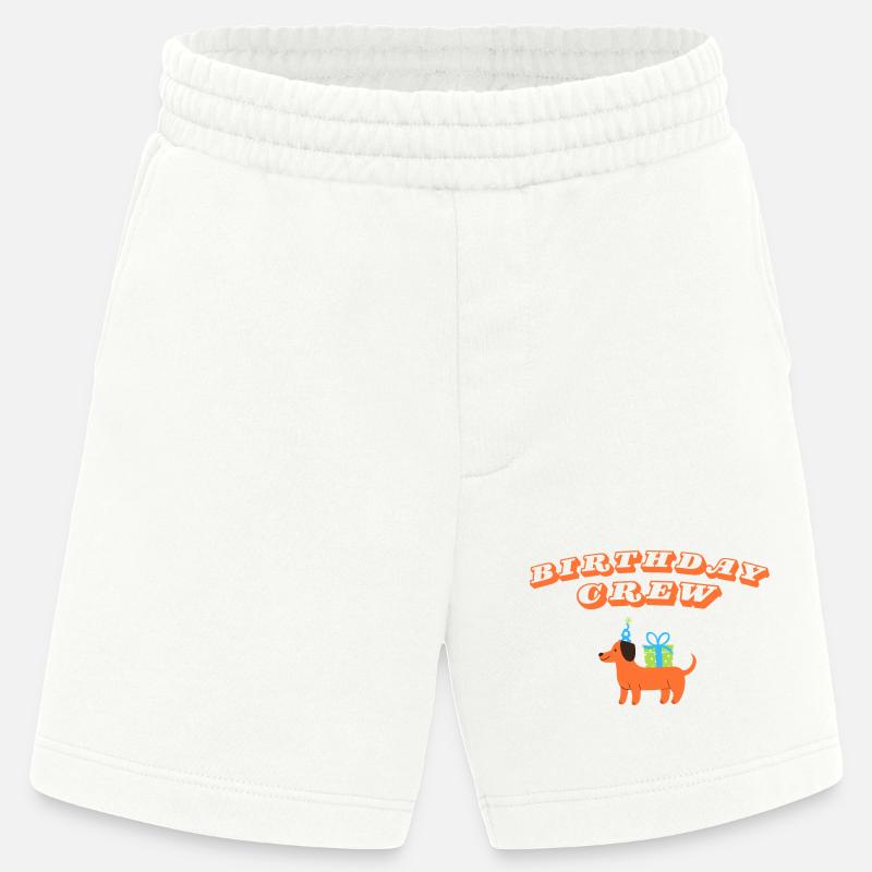 Happy Birthday - Heavyweight Shorts - made by SPREAD  - OFF WHITE