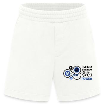 Awesome Gear System Bike Nerd - Heavyweight Shorts - made by SPREAD  - OFF WHITE - Front