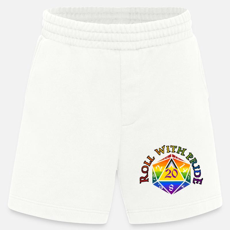 Roll with PRIDE ! - Short bio épais fabriqué en UE - OFF WHITE