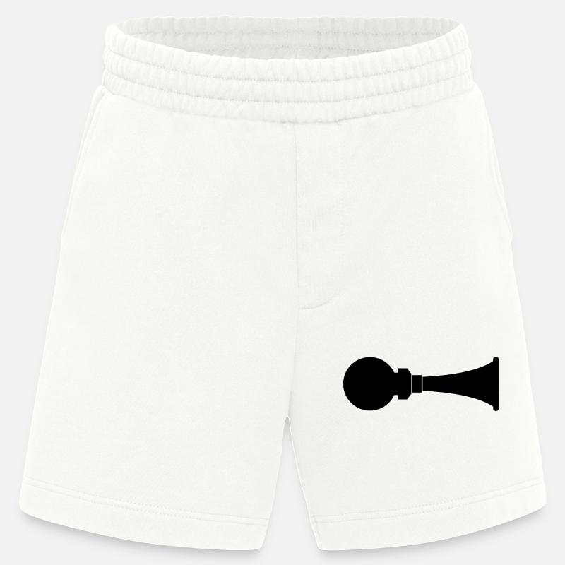 Car Horn - Heavyweight Shorts - made by SPREAD  - OFF WHITE