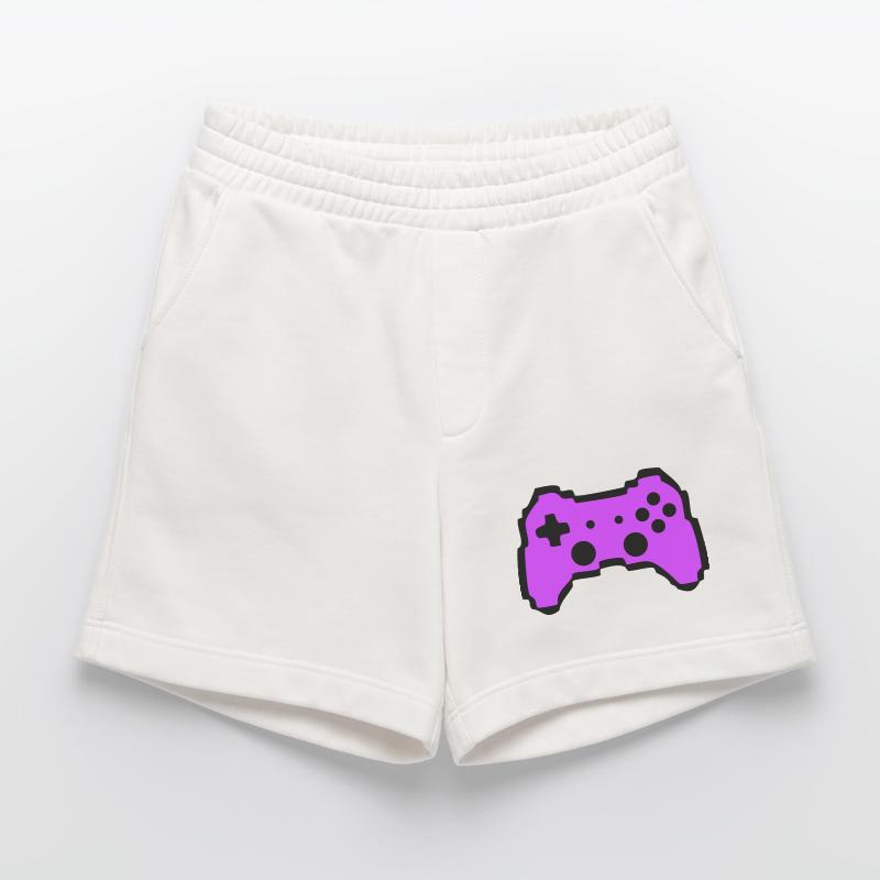 Retro Gamepad Controller Gamer Heavyweight Shorts - made by SPREAD 