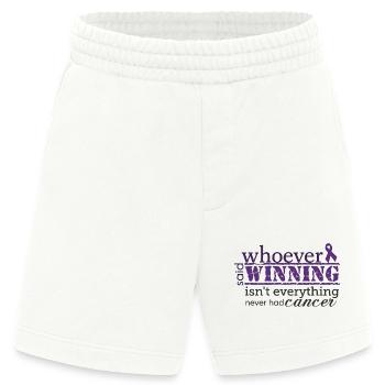 Gewinnen ist alles Krebsbewusstsein - Heavyweight Shorts - made by SPREAD  - OFF WHITE - Vorne