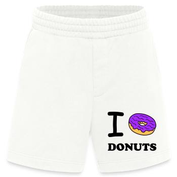 I Love Donuts - Heavyweight Shorts - made by SPREAD  - OFF WHITE - Vorne