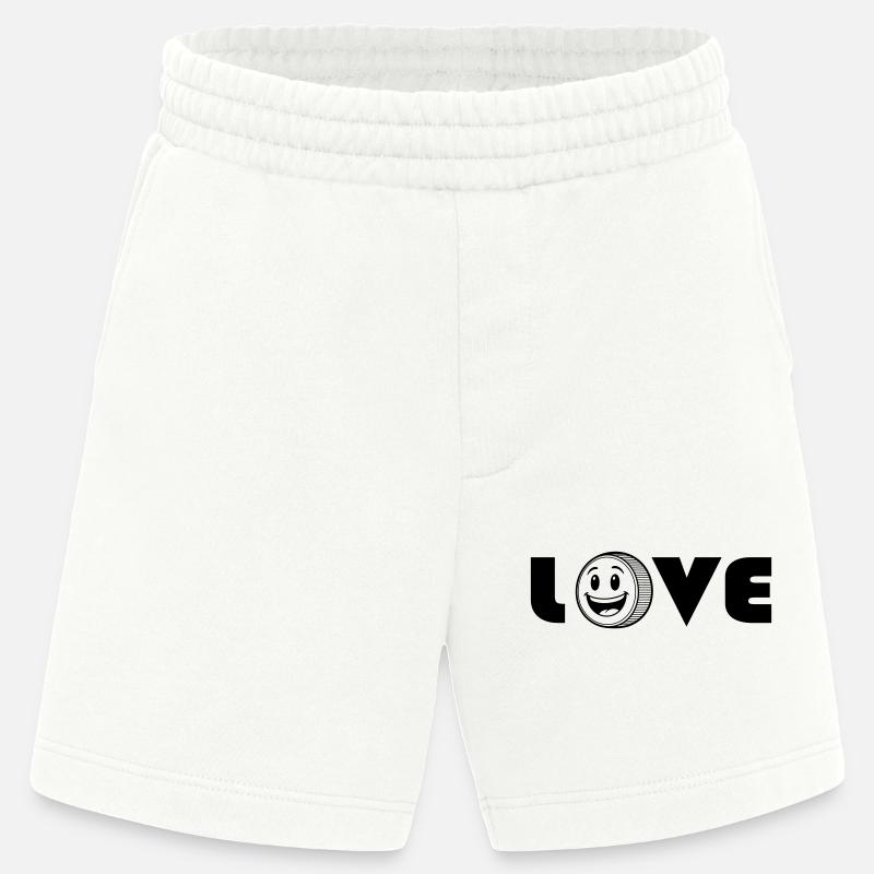 Liebe liebe - Heavyweight Shorts - made by SPREAD - OFF WHITE