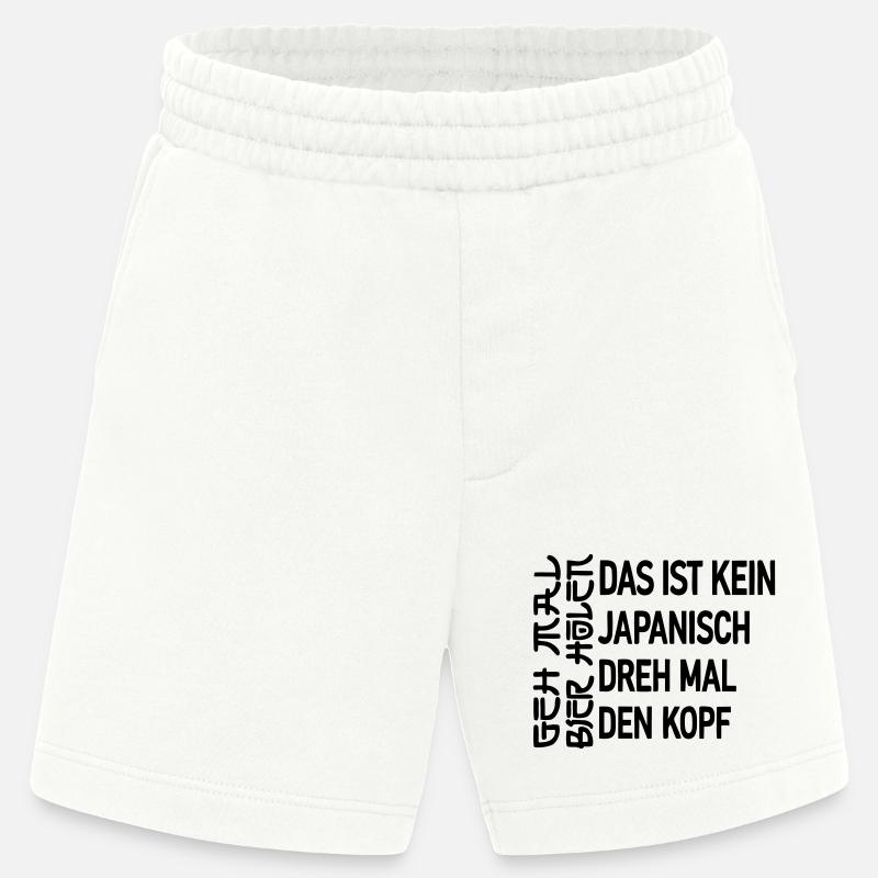 Go get a beer - Heavyweight Shorts - made by SPREAD  - OFF WHITE