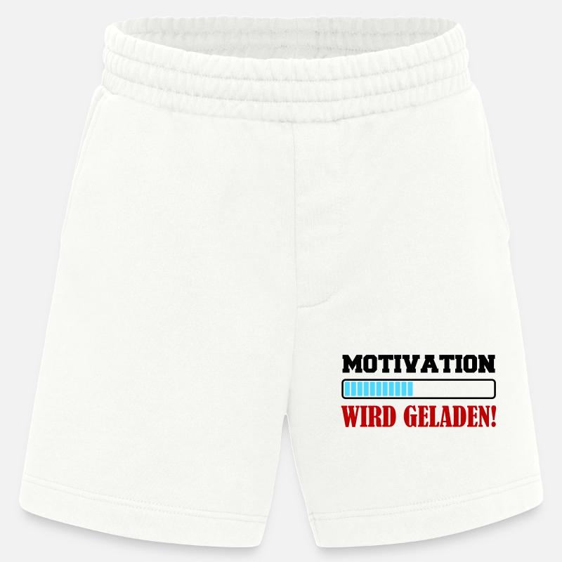 motivation_wird_geladen- - Heavyweight Shorts - made by SPREAD  - OFF WHITE