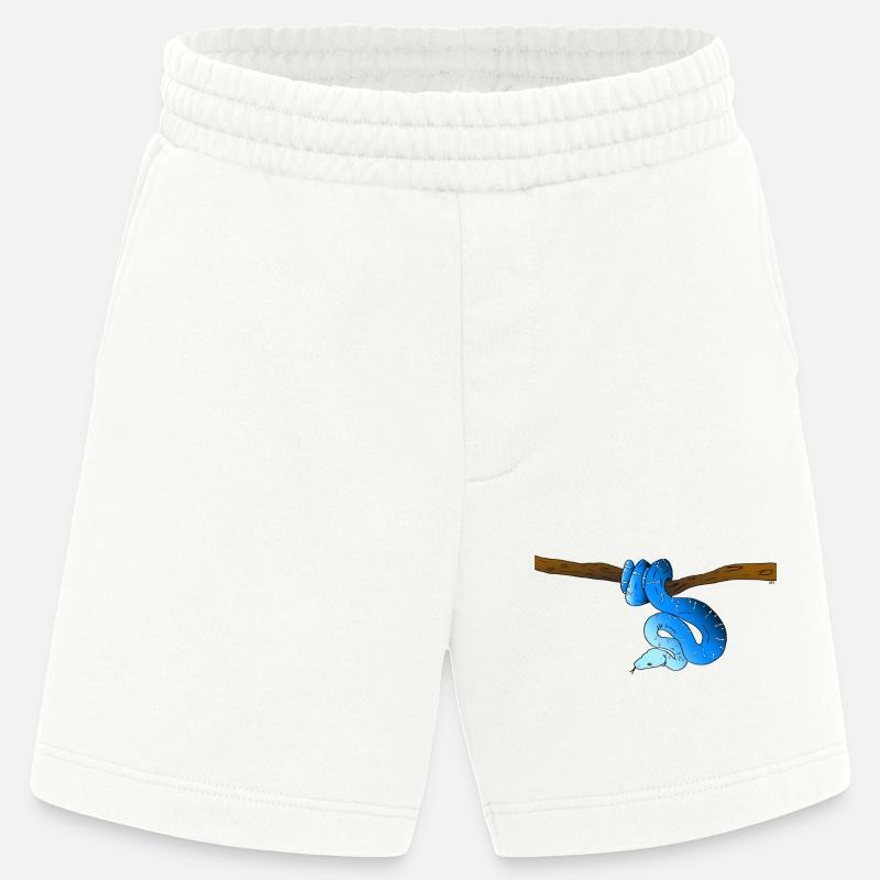 Serpent Bleu - Short bio épais fabriqué en UE - OFF WHITE