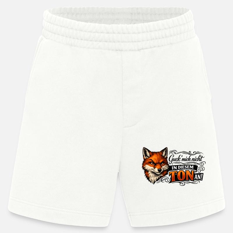 Fuchs freches Statement - Heavyweight Shorts - made by SPREAD - OFF WHITE