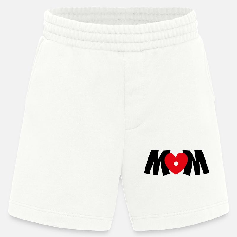 Mama Herz - Heavyweight Shorts - made by SPREAD  - OFF WHITE