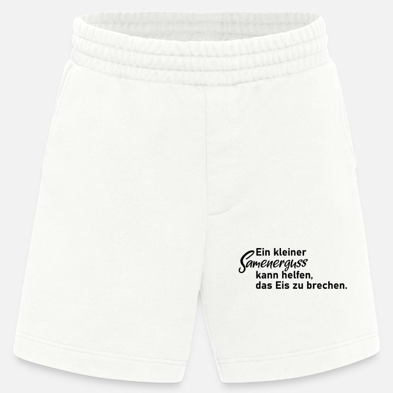 Eis brechen - Heavyweight Shorts - made by SPREAD - OFF WHITE