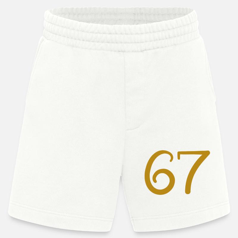 67 - Short bio épais fabriqué en UE - OFF WHITE