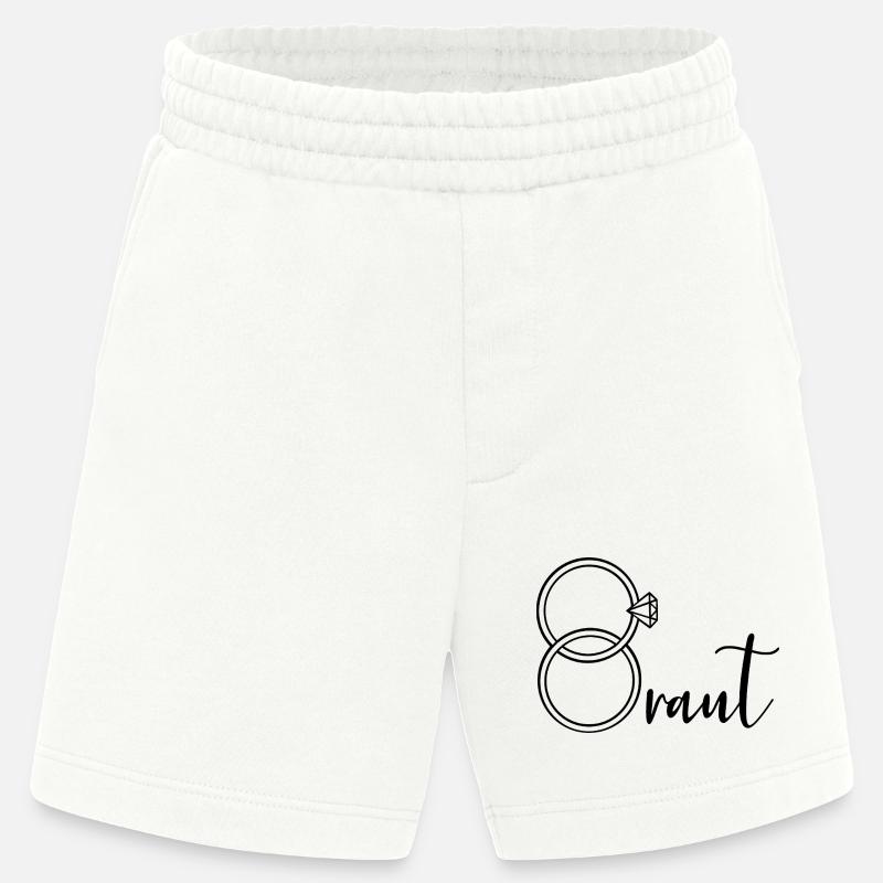 Bagues de mariée - Short bio épais fabriqué en UE - OFF WHITE