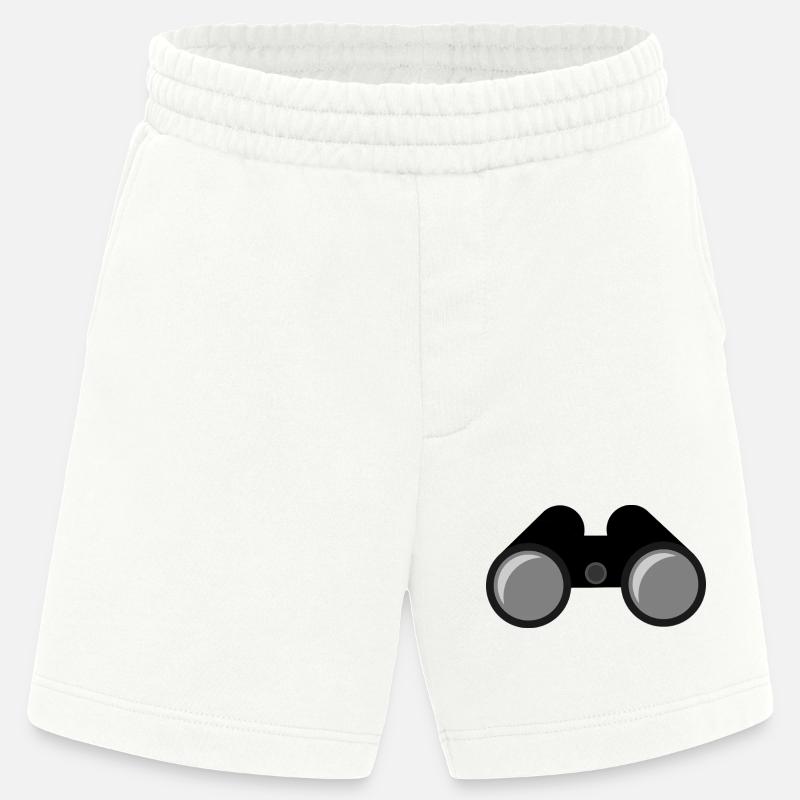Binoculars - Heavyweight Shorts - made by SPREAD  - OFF WHITE