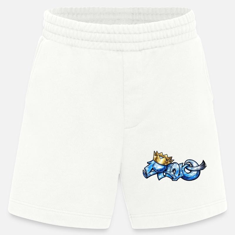 Bleu cano - Short bio épais fabriqué en UE - OFF WHITE