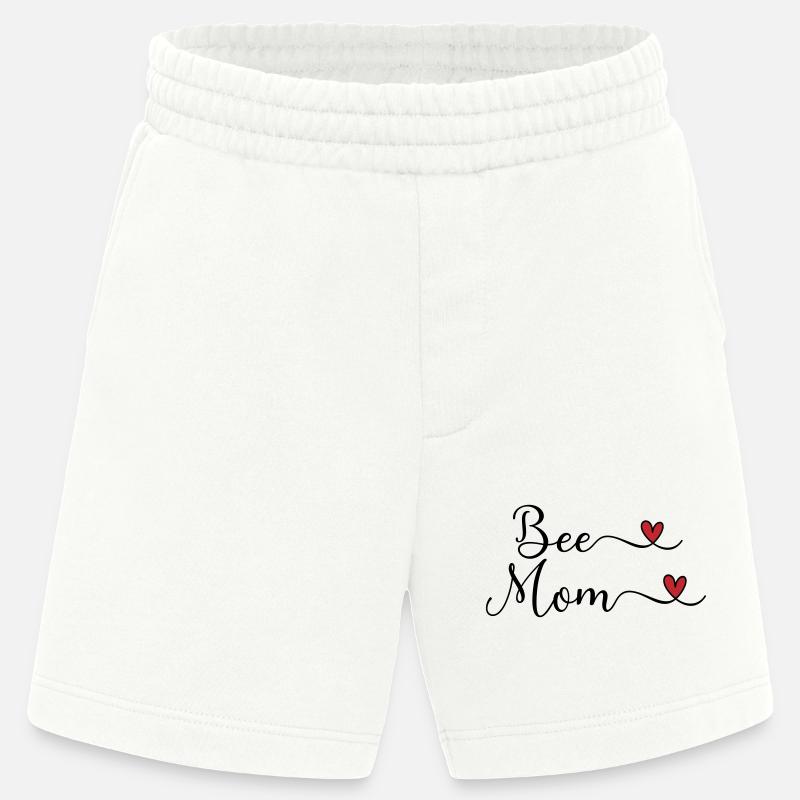 Beekeeper - Bee Mom - Heavyweight Shorts - made by SPREAD  - OFF WHITE
