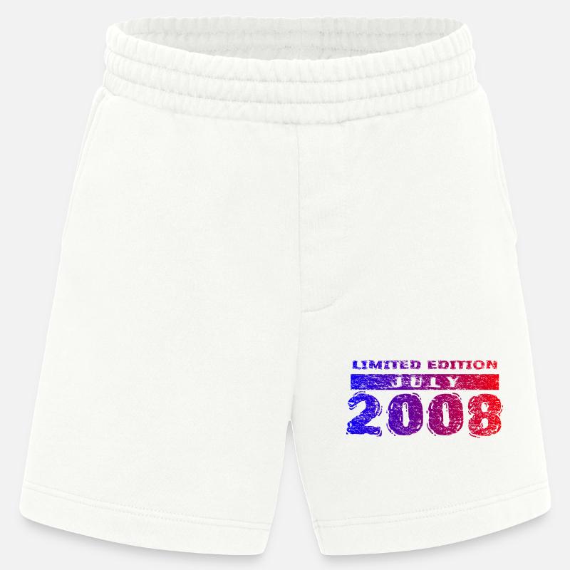 18e anniversaire Édition Limitée 07/2008 - Short bio épais fabriqué en UE - OFF WHITE