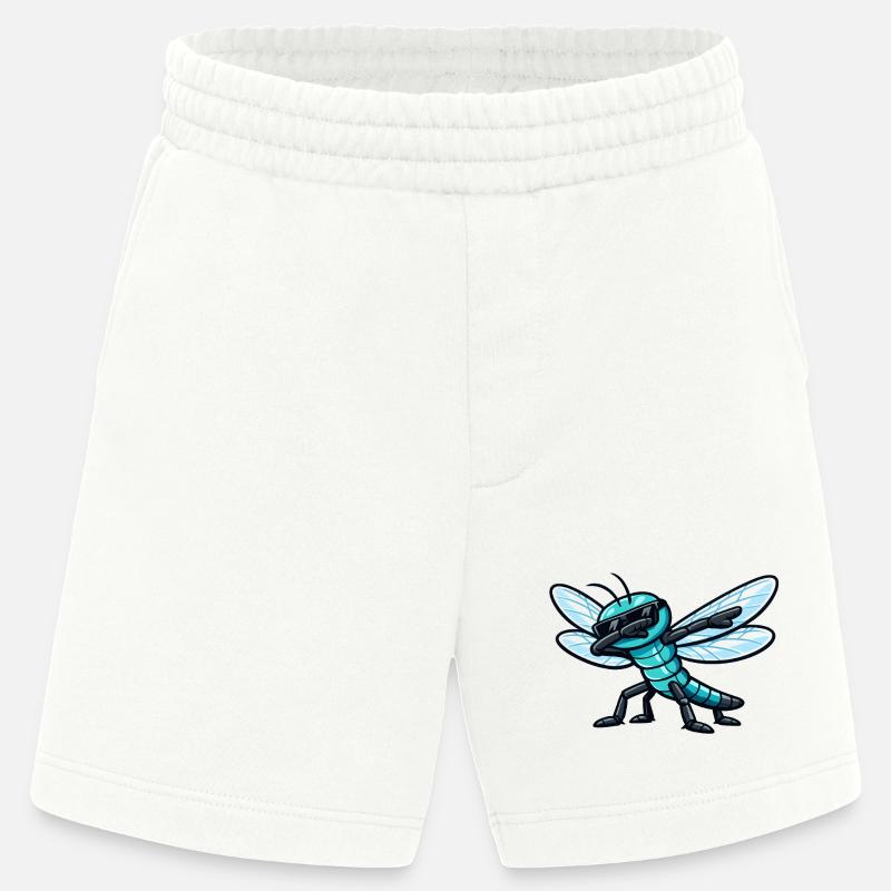 Dabbing Libelle - Heavyweight Shorts - made by SPREAD - OFF WHITE