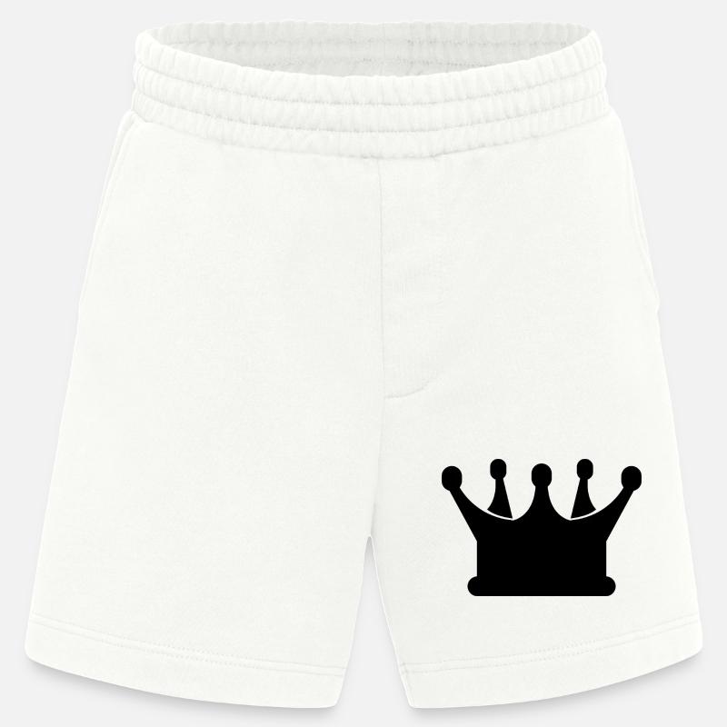 Crown - Heavyweight Shorts - made by SPREAD - OFF WHITE