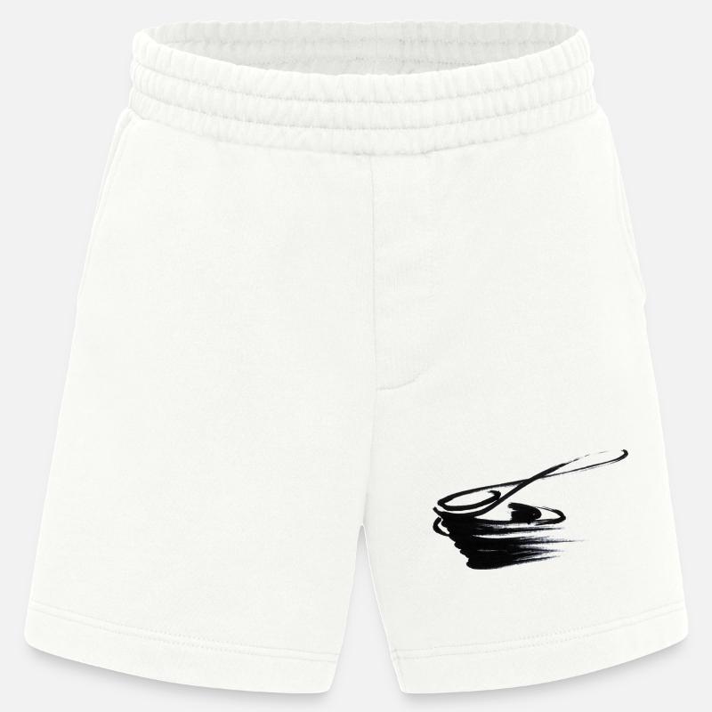 cuillère 01 - Short bio épais fabriqué en UE - OFF WHITE