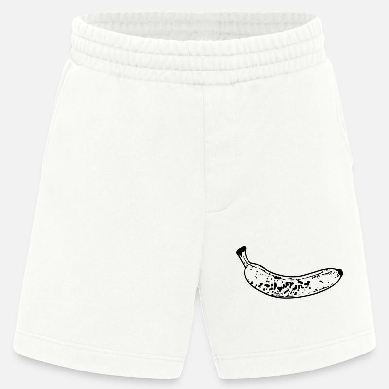 Banane - Short bio épais fabriqué en UE - OFF WHITE