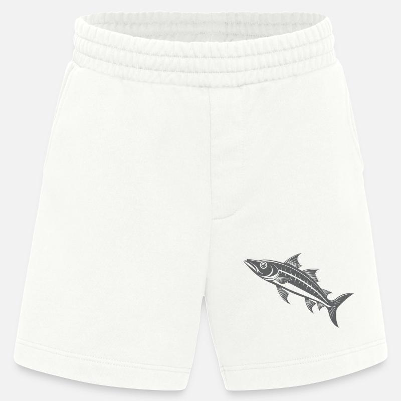 Barracuda - Short bio épais fabriqué en UE - OFF WHITE