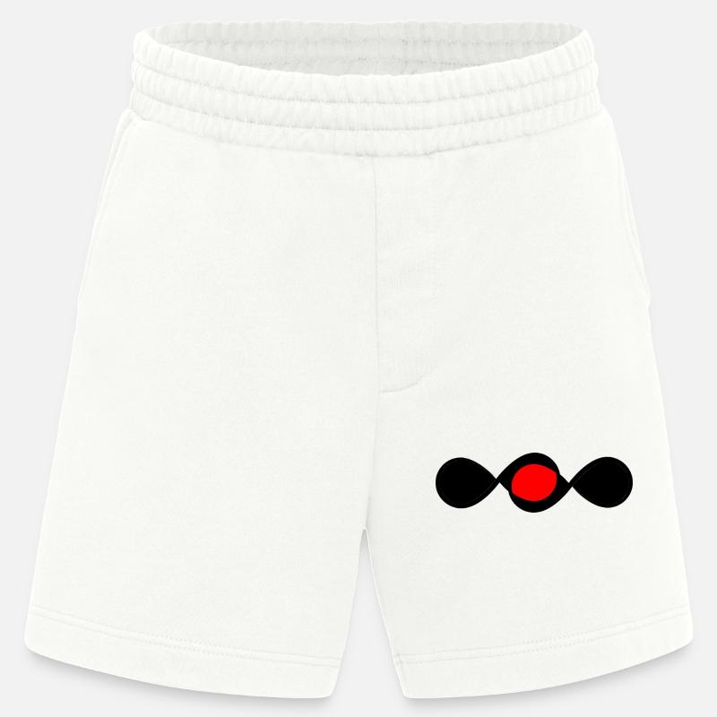 Red Infinity Spotlight - Heavyweight Shorts - made by SPREAD  - OFF WHITE