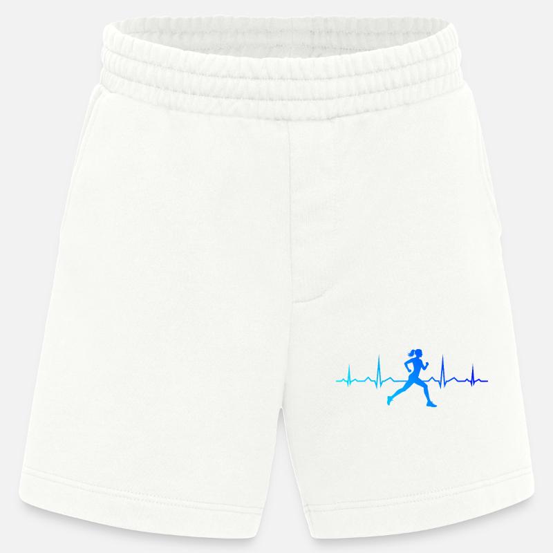 Geschenkidee für eine Running mit Running - Heavyweight Shorts - made by SPREAD  - OFF WHITE
