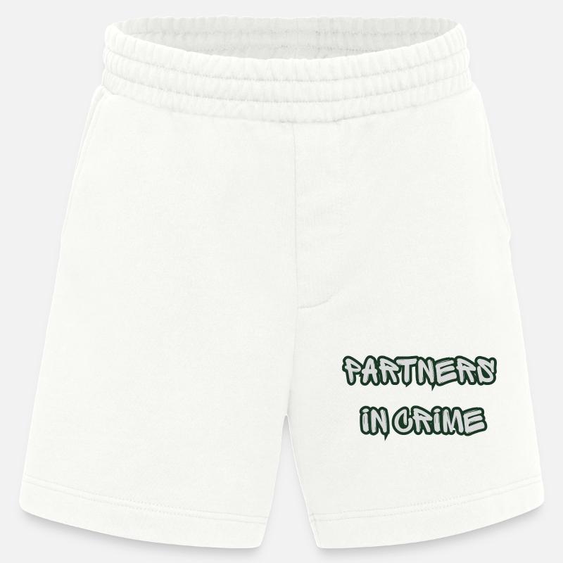 Komplizen-Graffiti - Heavyweight Shorts - made by SPREAD  - OFF WHITE