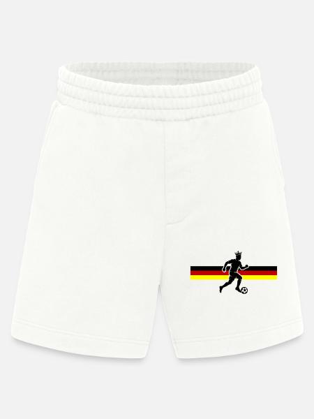 Soccer Germany Soccer Flag - Heavyweight Shorts - made by SPREAD  - OFF WHITE