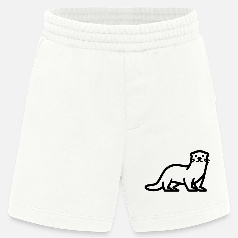 Otter - Heavyweight Shorts - made by SPREAD  - OFF WHITE