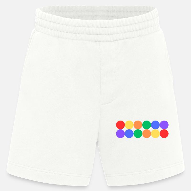Rainbow Pride - Heavyweight Shorts - made by SPREAD - OFF WHITE