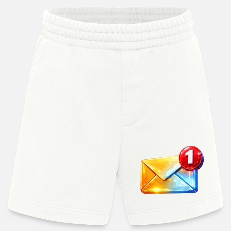 Erste Abzeichen-E-Mail - Heavyweight Shorts - made by SPREAD  - OFF WHITE