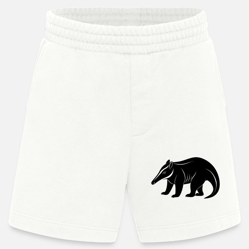 Fourmilier géant - Short bio épais fabriqué en UE - OFF WHITE
