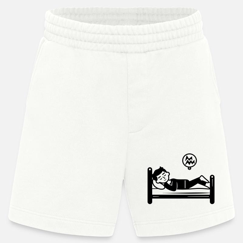 Sleeping Bed - Heavyweight Shorts - made by SPREAD - OFF WHITE