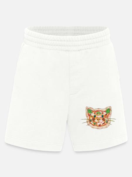 Pizza Katze - Heavyweight Shorts - made by SPREAD - OFF WHITE