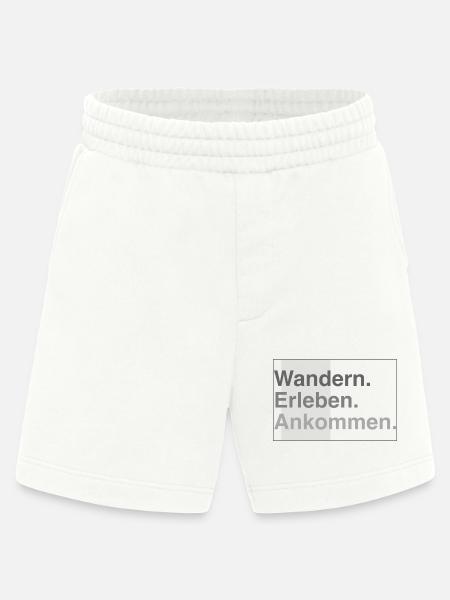 Wandern erleben - Heavyweight Shorts - made by SPREAD  - OFF WHITE