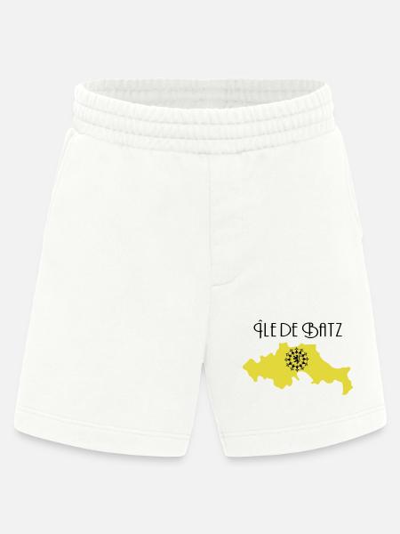 Ile de Batz - Short bio épais fabriqué en UE - OFF WHITE