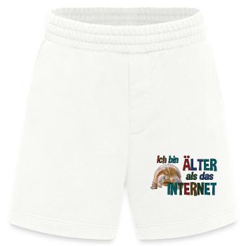 Älter als das Internet - Schildkröte - Heavyweight Shorts - made by SPREAD  - OFF WHITE - Vorne