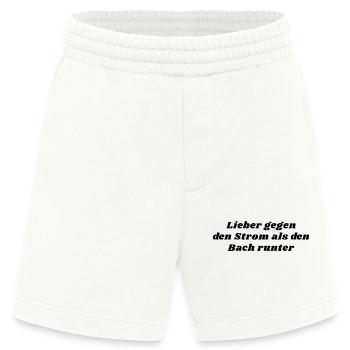 Gegen den Strom - Heavyweight Shorts - made by SPREAD  - OFF WHITE - Vorne