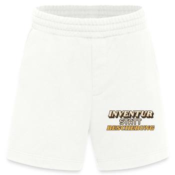 Inventur statt Bescherung - Lager Logistik - Heavyweight Shorts - made by SPREAD  - OFF WHITE - Vorne